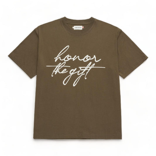 HONOR THE GIFT HTG SCRIPT SS TEE