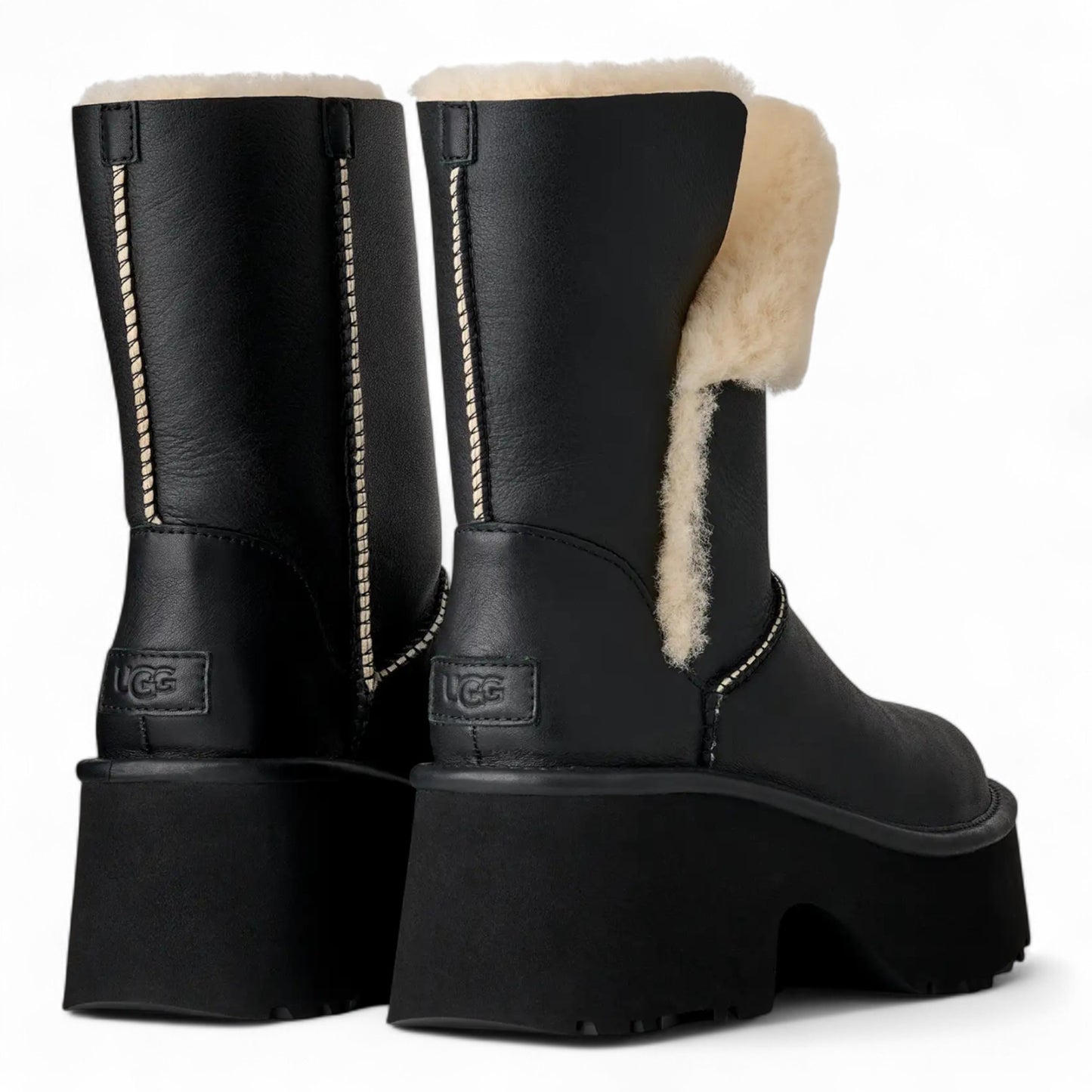 WOMENS UGG CLASSIC ESMEE LEATHER BOOT