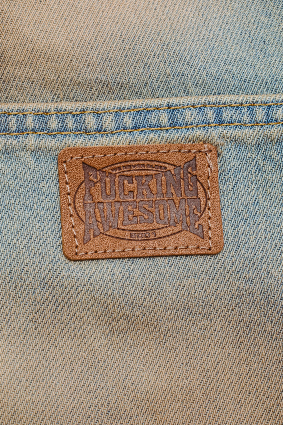 FUCKING AWESOME FECKE WASHED JEAN