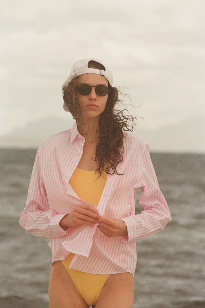 SPORTY & RICH BUTTON DOWN SHIRT