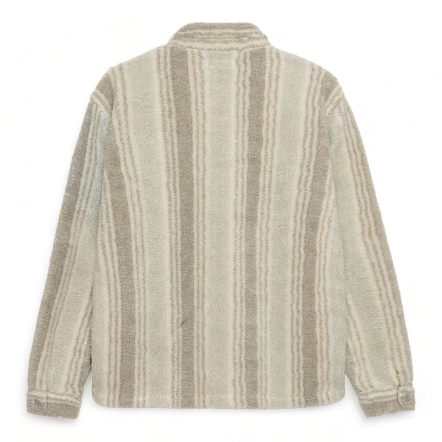 STUSSY STRIPED SHERPA SHIRT
