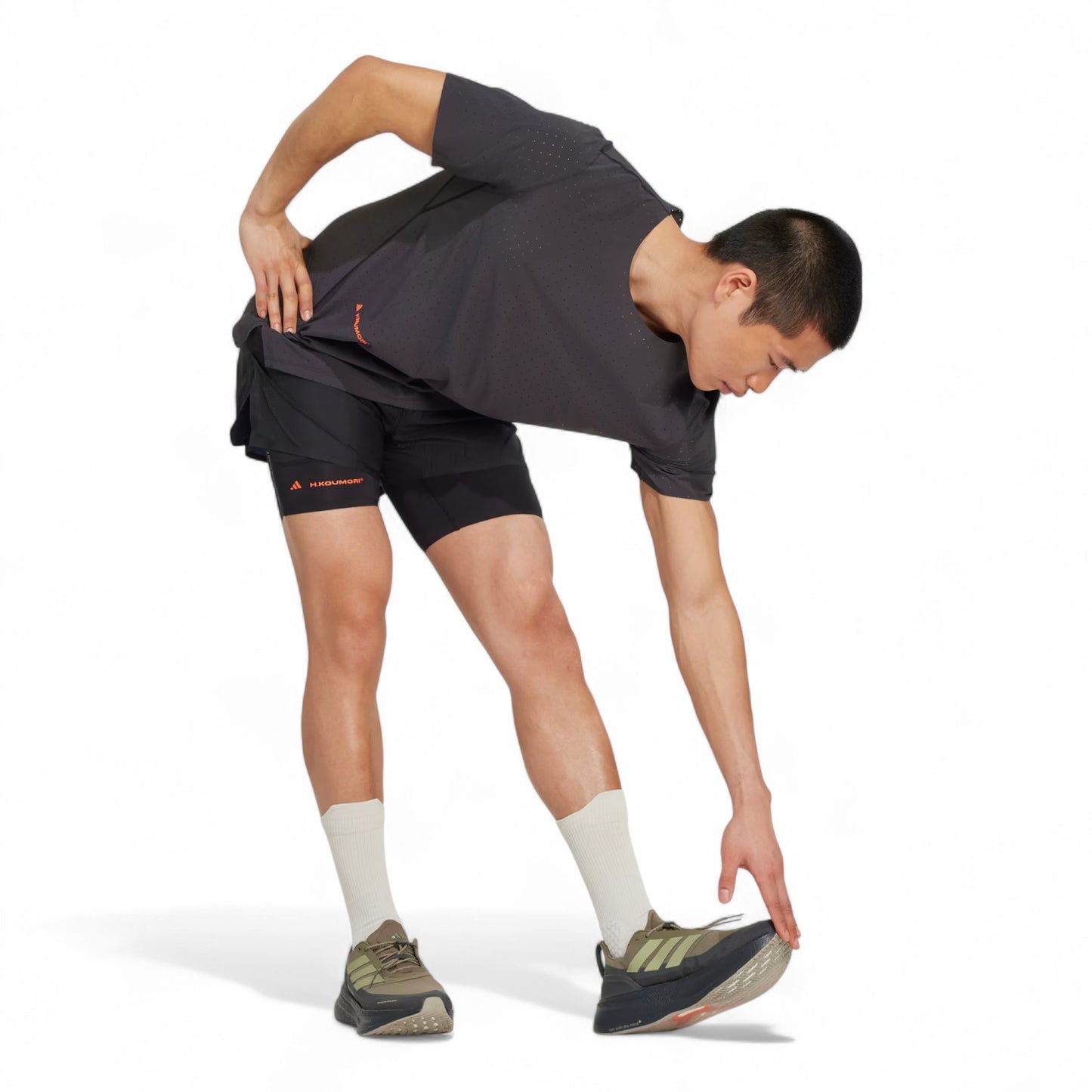 ADIDAS ADI365 H.KOUMORI RUNNING 2-IN-1 SHORTS