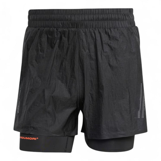 ADIDAS ADI365 H.KOUMORI RUNNING 2-IN-1 SHORTS