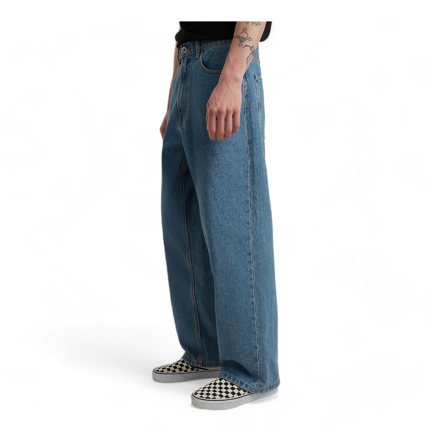 VANS CHECK 5 BAGGY DENIM TROUSERS