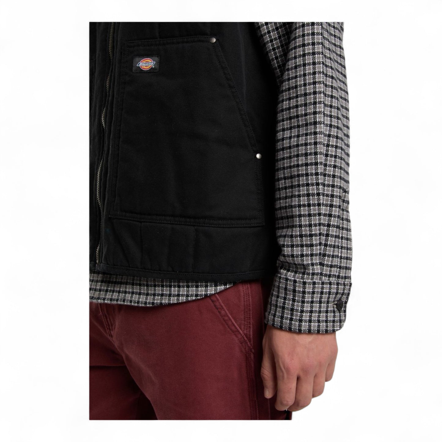 DICKIES QUILTED CANVAS VEST
