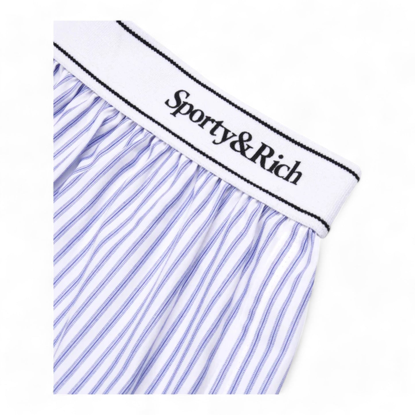 SPORTY & RICH SERIF LOGO BOXER SHORTS