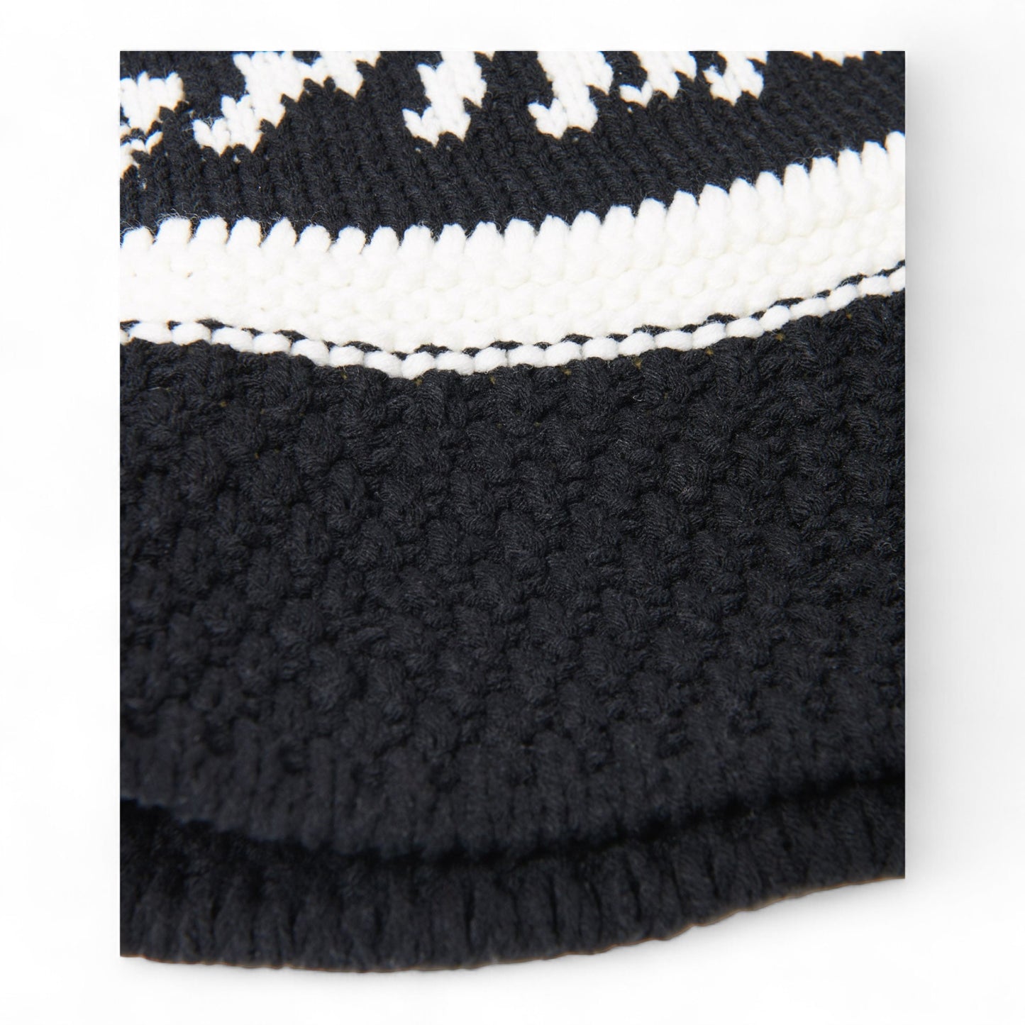 UNIFORM EXPERIMENT LOGO JACQUARD KNIT HAT