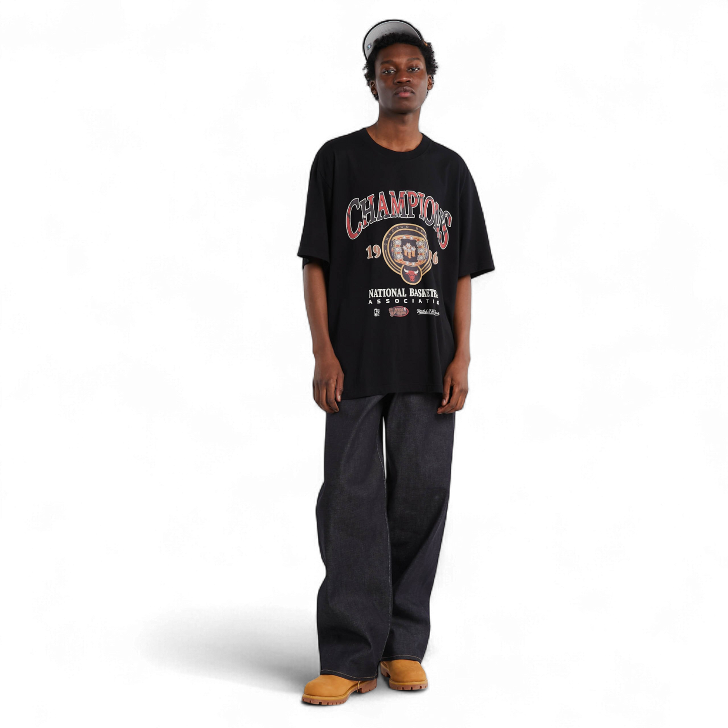 MITCHELL & NESS NBA CHAMPIONSHIP RING TSHIRT BULLS 1996 CHICAGO BULLS T-SHIRT