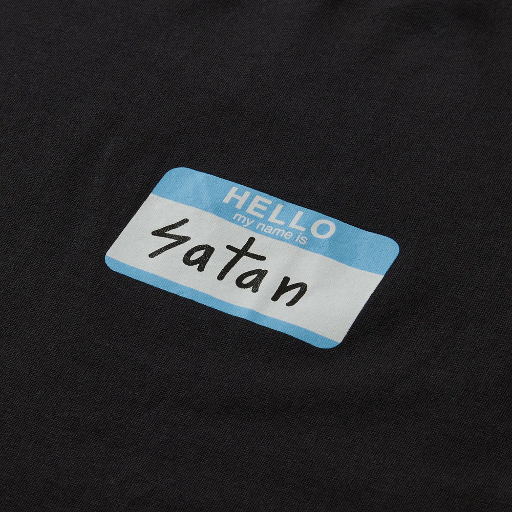 FUCT HELLO MY NAME IS SATAN TEE