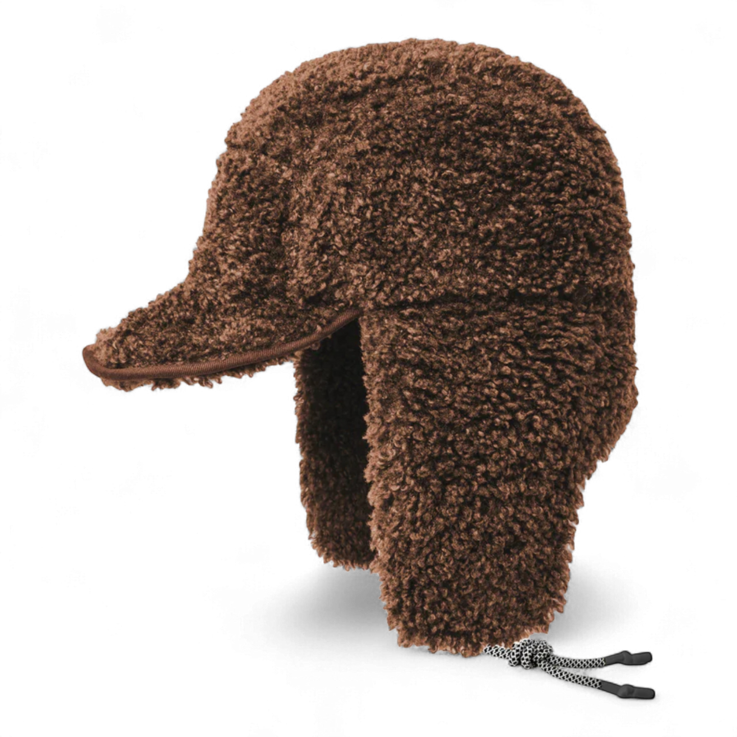 KANGOL FAUX SHEARLING UTILITY FLAP CAP