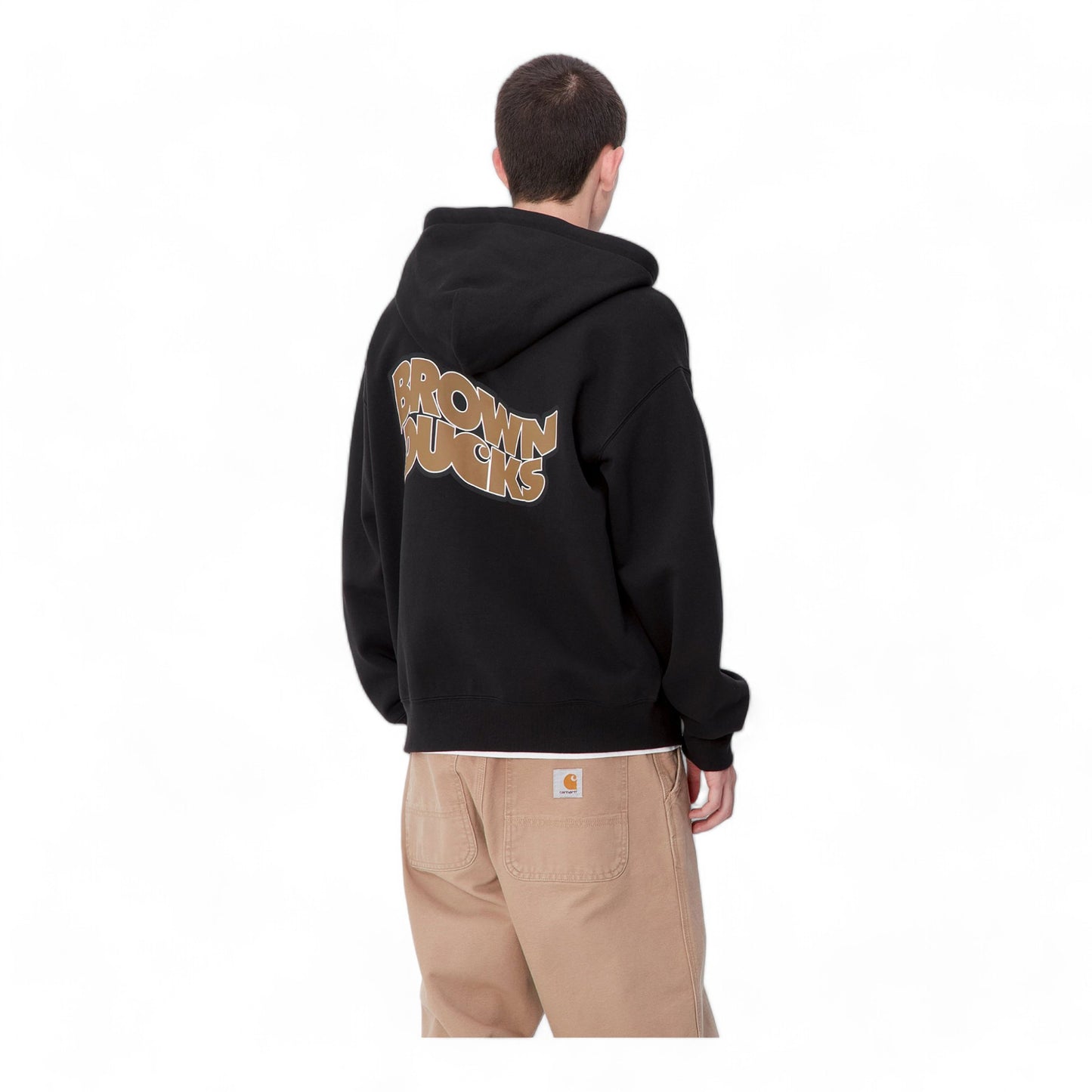 Carhartt WIP HOODED BROWN DUCKS JACKET