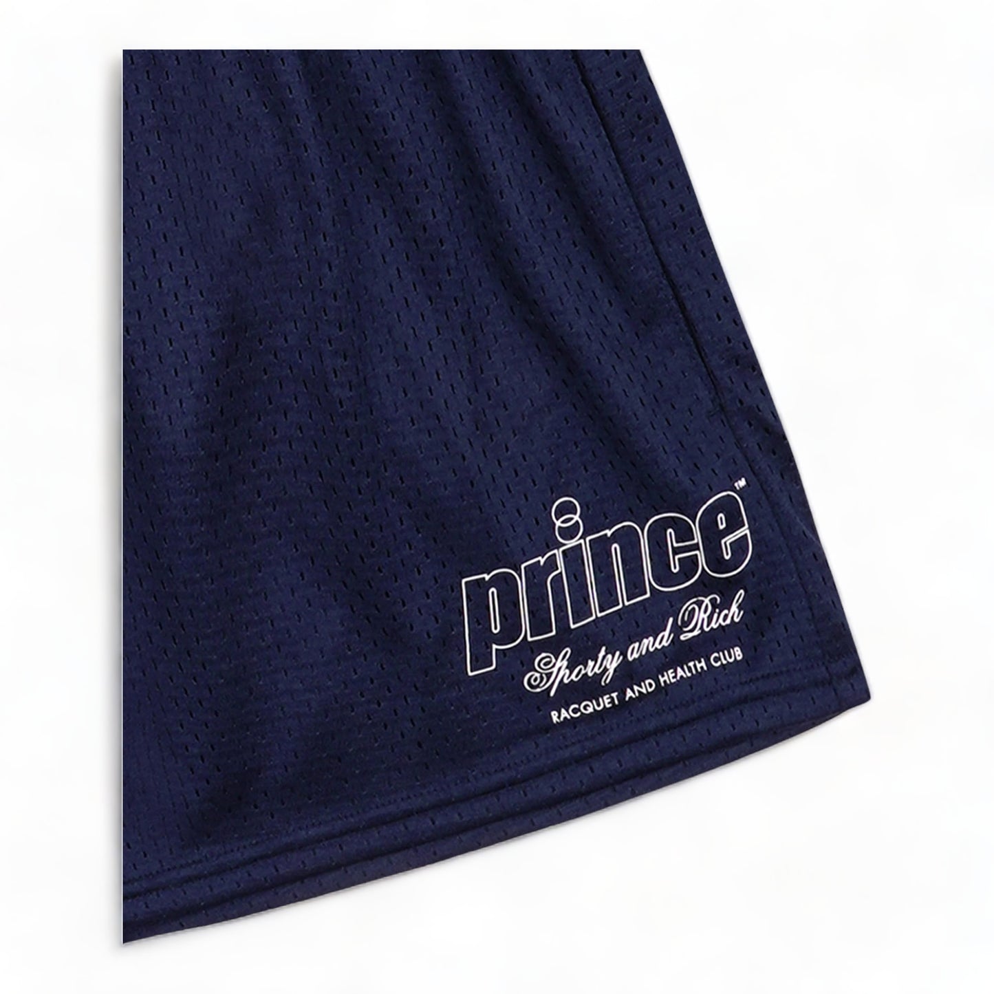 SPORTY & RICH X PRINCE HEALTH MESH DISCO SHORTS