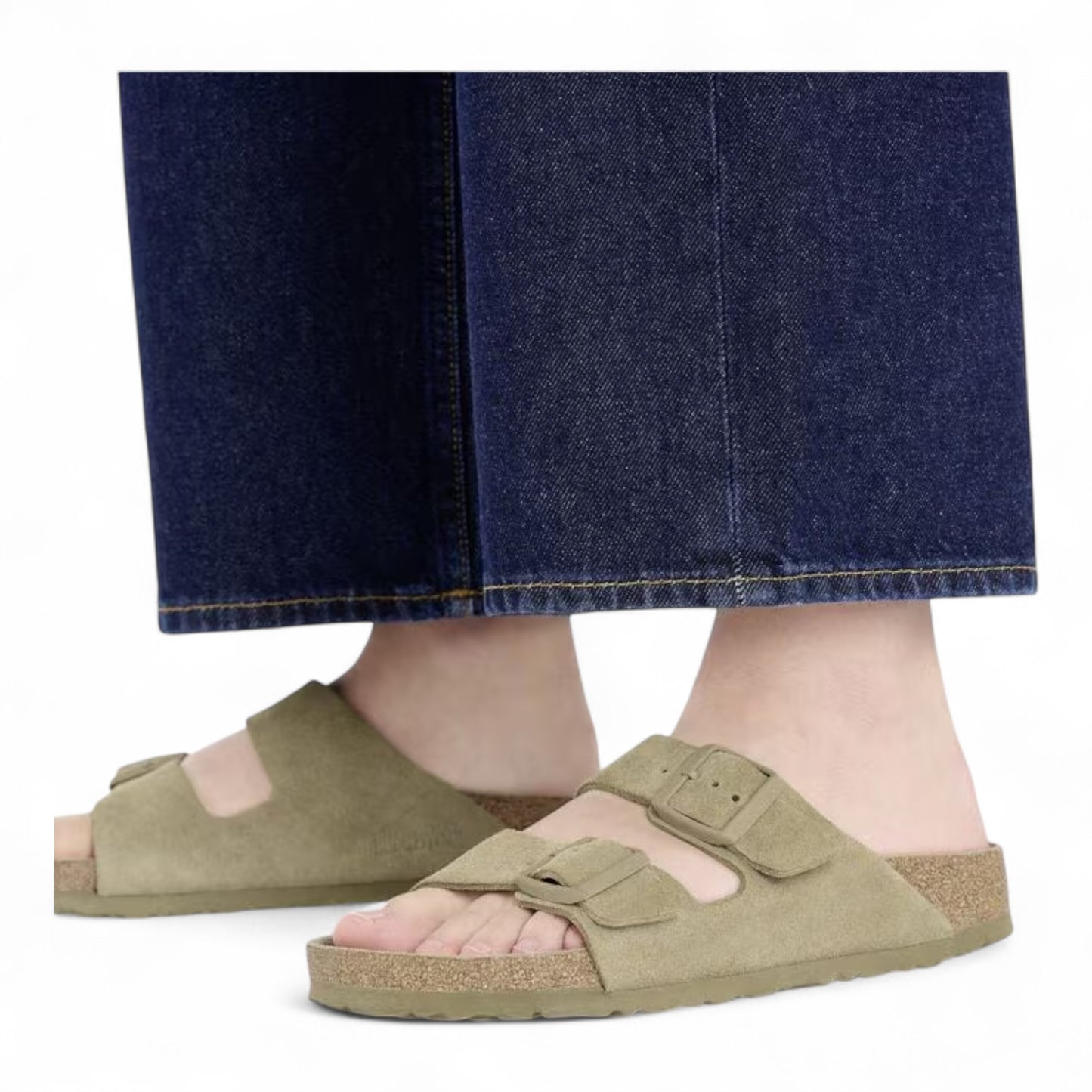 BIRKENSTOCK ARIZONA SUEDE SOFT FOOTBED