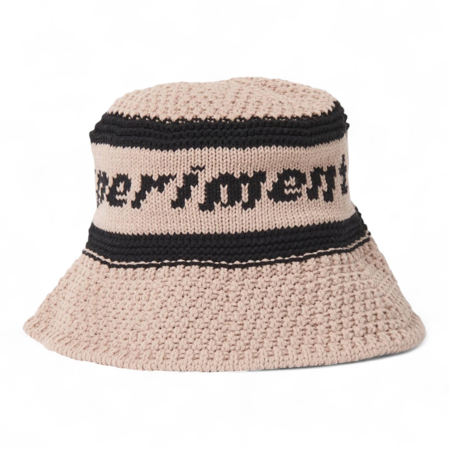 UNIFORM EXPERIMENT LOGO JACQUARD KNIT HAT