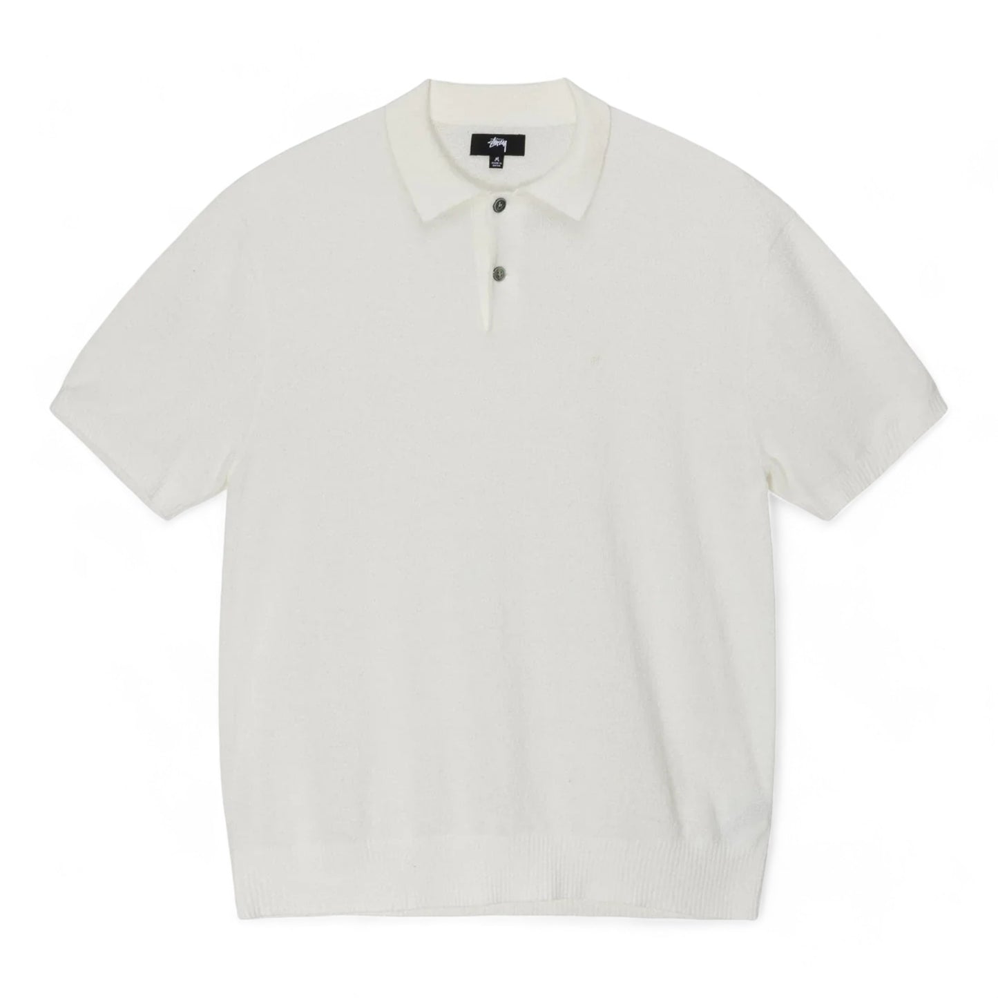 STUSSY TEXTURED SS POLO SWEATER