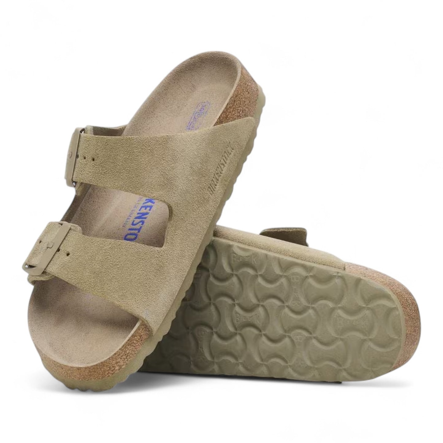 BIRKENSTOCK ARIZONA SUEDE SOFT FOOTBED