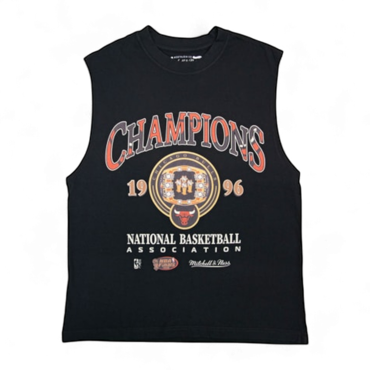 MITCHELL & NESS NBA CHAMPIONSHIP RING TSHIRT BULLS 1996 CHICAGO BULLS T-SHIRT