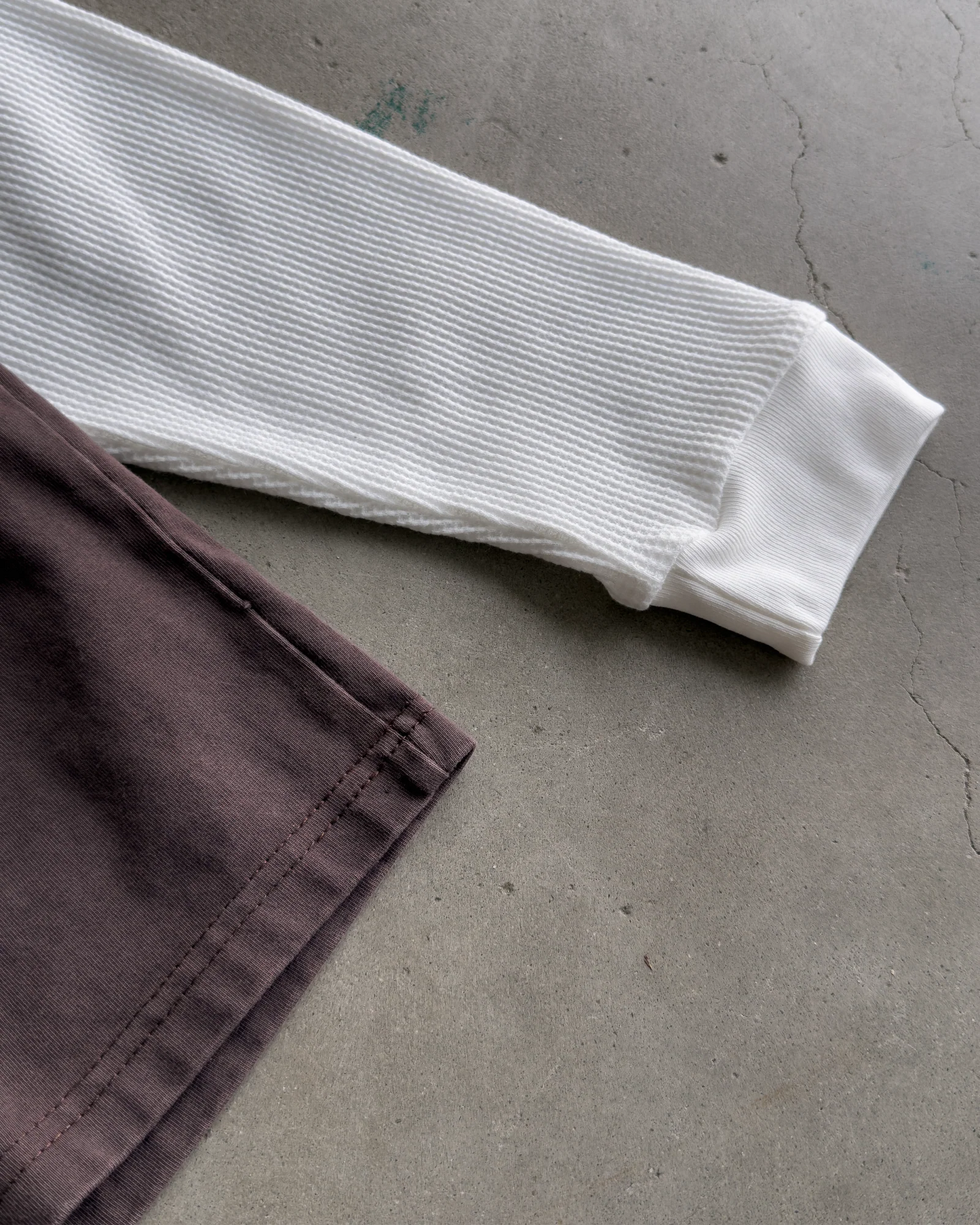 BRAVEST STUDIOS BROWN NUMBER 8 THERMAL TEE