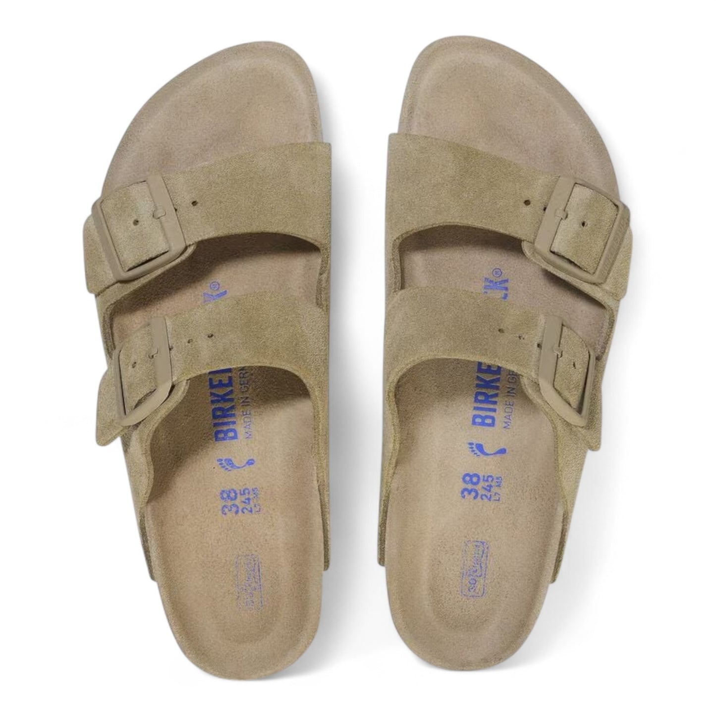 BIRKENSTOCK ARIZONA SUEDE SOFT FOOTBED
