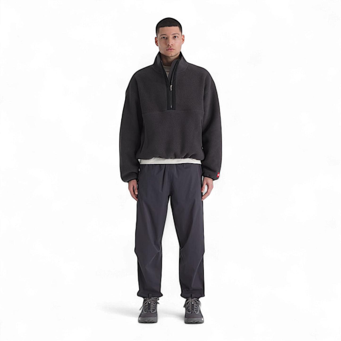 THE NORTH FACE RED BOX HALF ZIP FLEECE