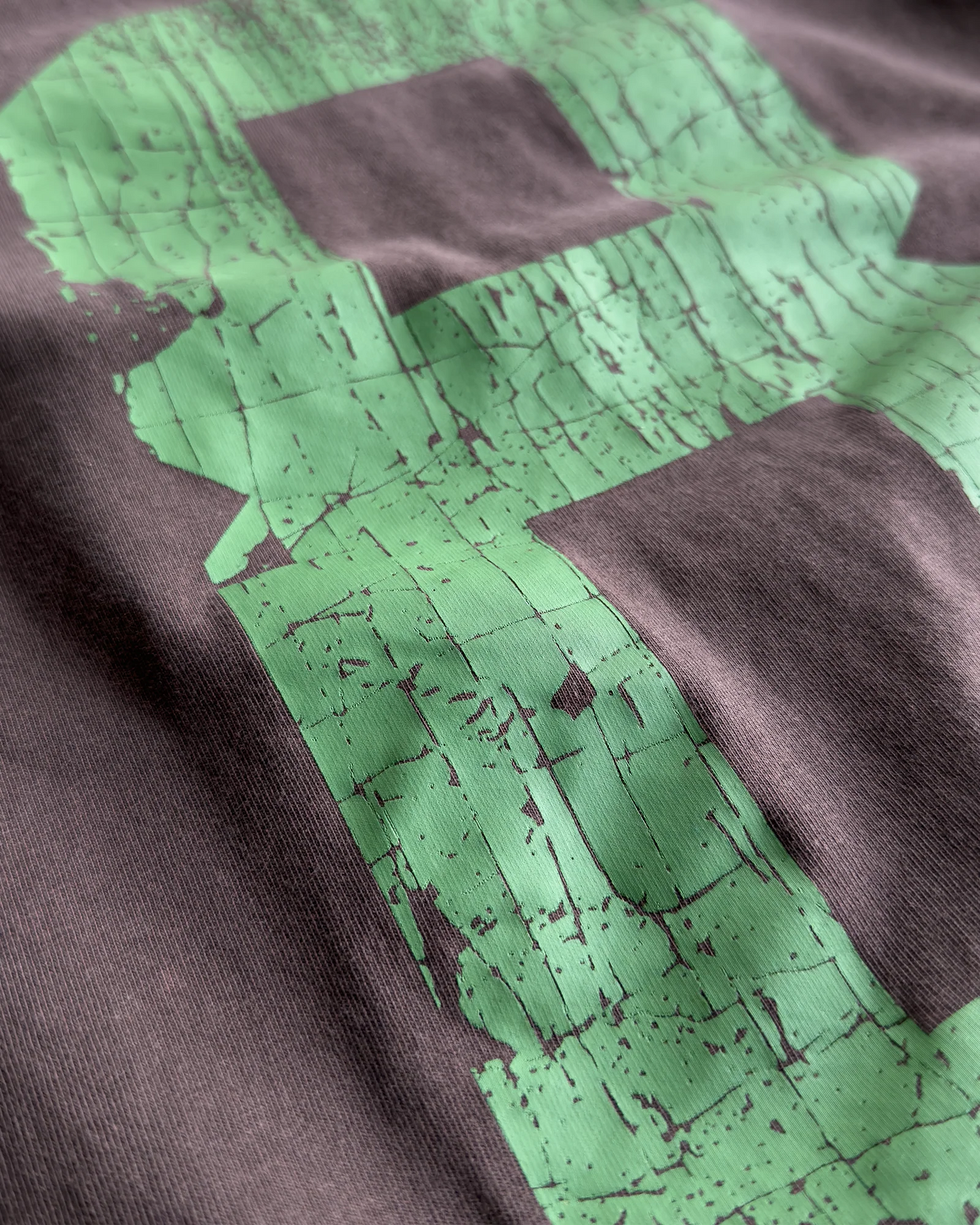 BRAVEST STUDIOS BROWN NUMBER 8 THERMAL TEE