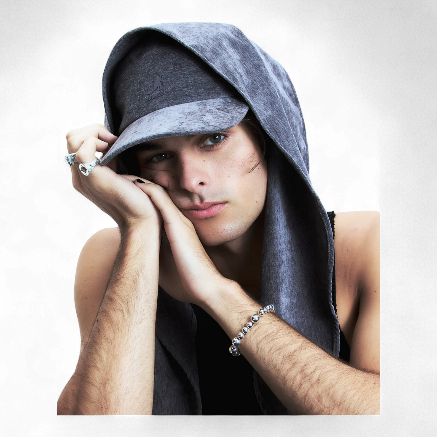 KANGOL VELVET DRAPE 5-PANEL