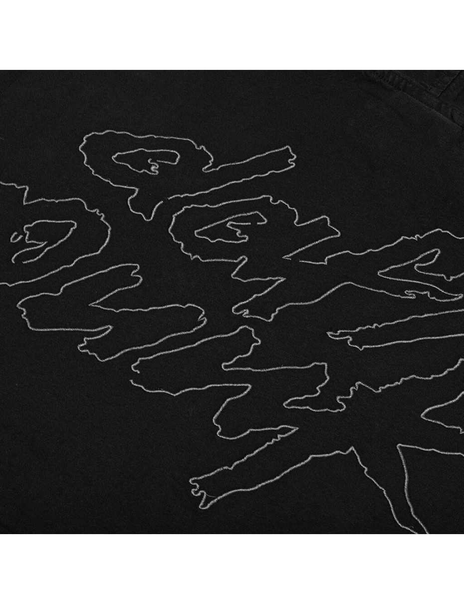 PLEASURES x DAFT PUNK DIGITAL ZIP PONCHO HOODIE BLACK