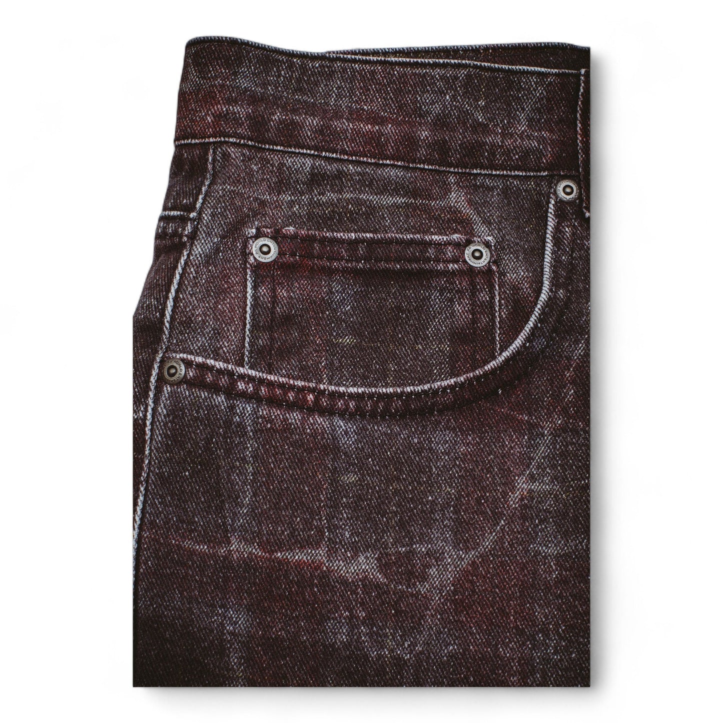 FUCKING AWESOME MILLER PLAID DENIM SHORT