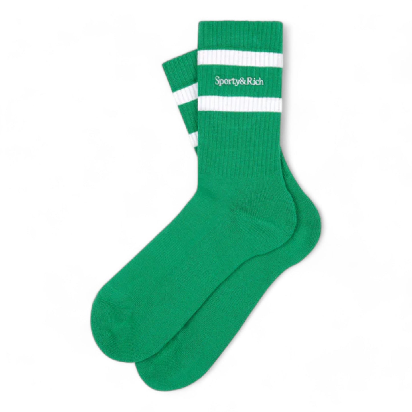 SPORTY & RICH SERIF LOGO SOCKS