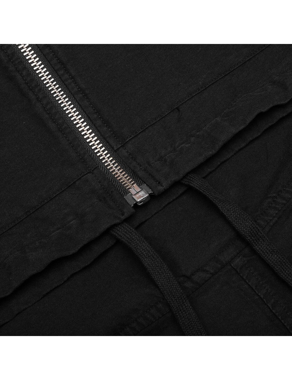 PLEASURES x DAFT PUNK DIGITAL ZIP PONCHO HOODIE BLACK