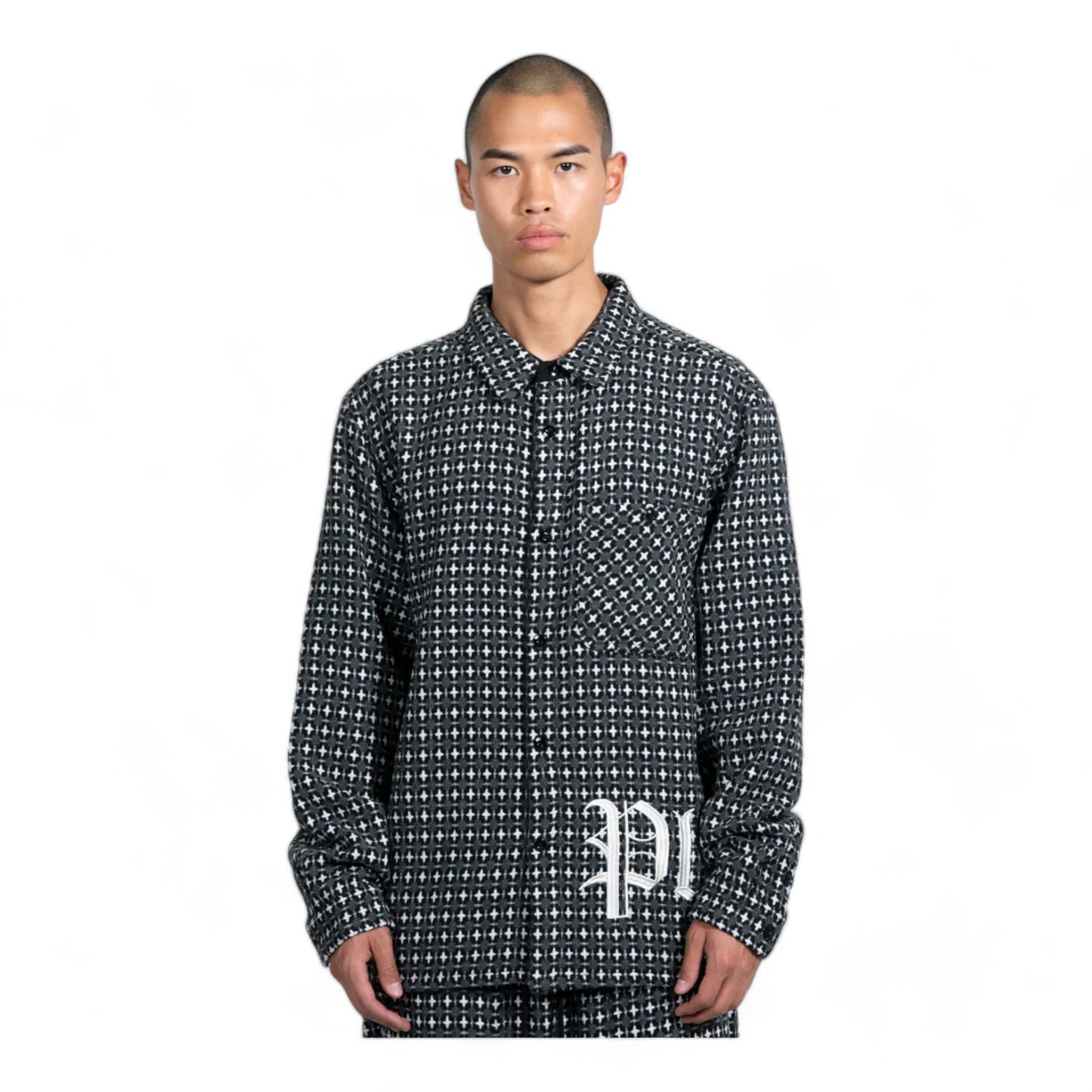 PLEASURES CROSS WORK SHIRT