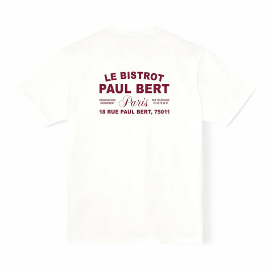 GIFTSHOP BISTROT PAUL BERT THE WHITE SIGNATURE T-SHIRT