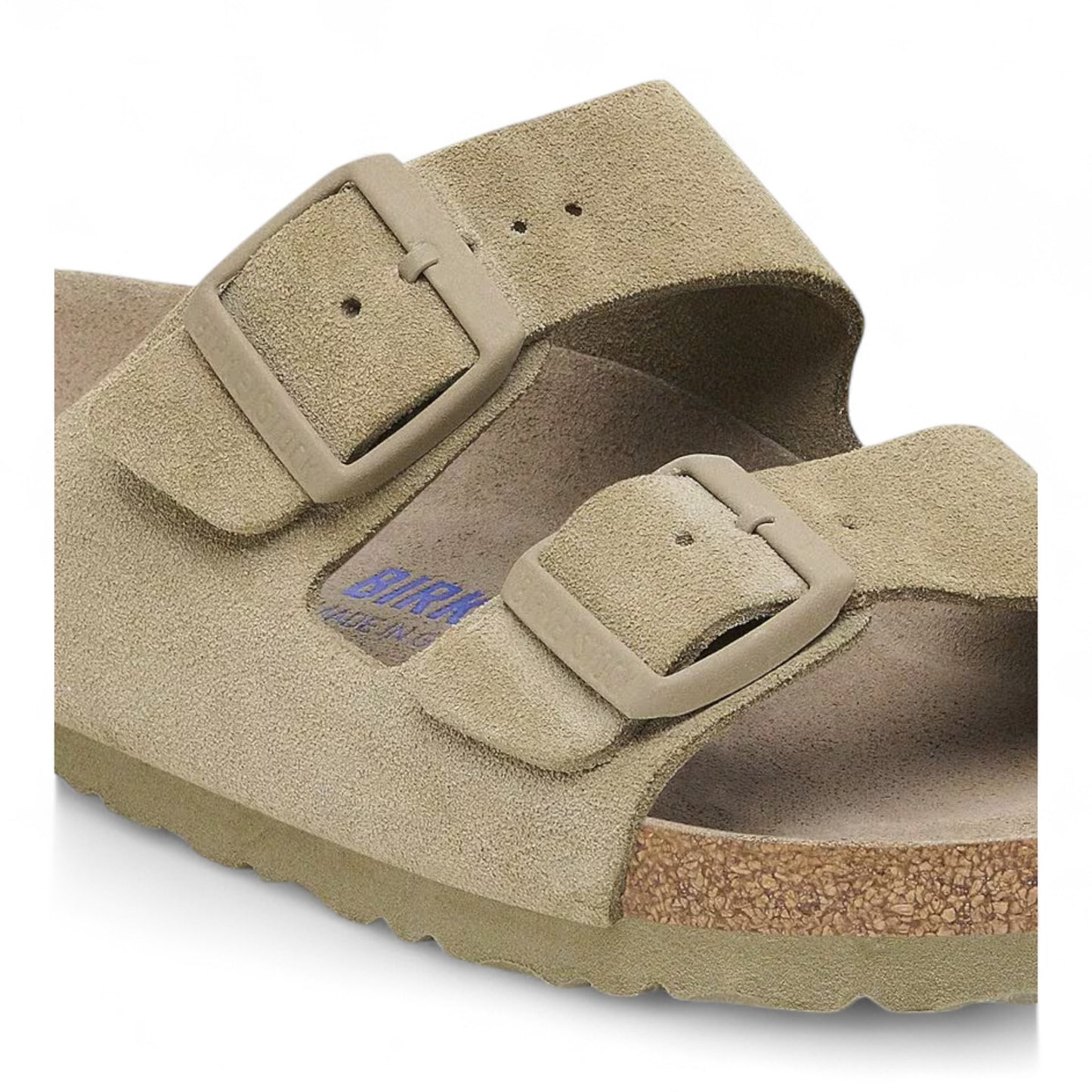 BIRKENSTOCK ARIZONA SUEDE SOFT FOOTBED
