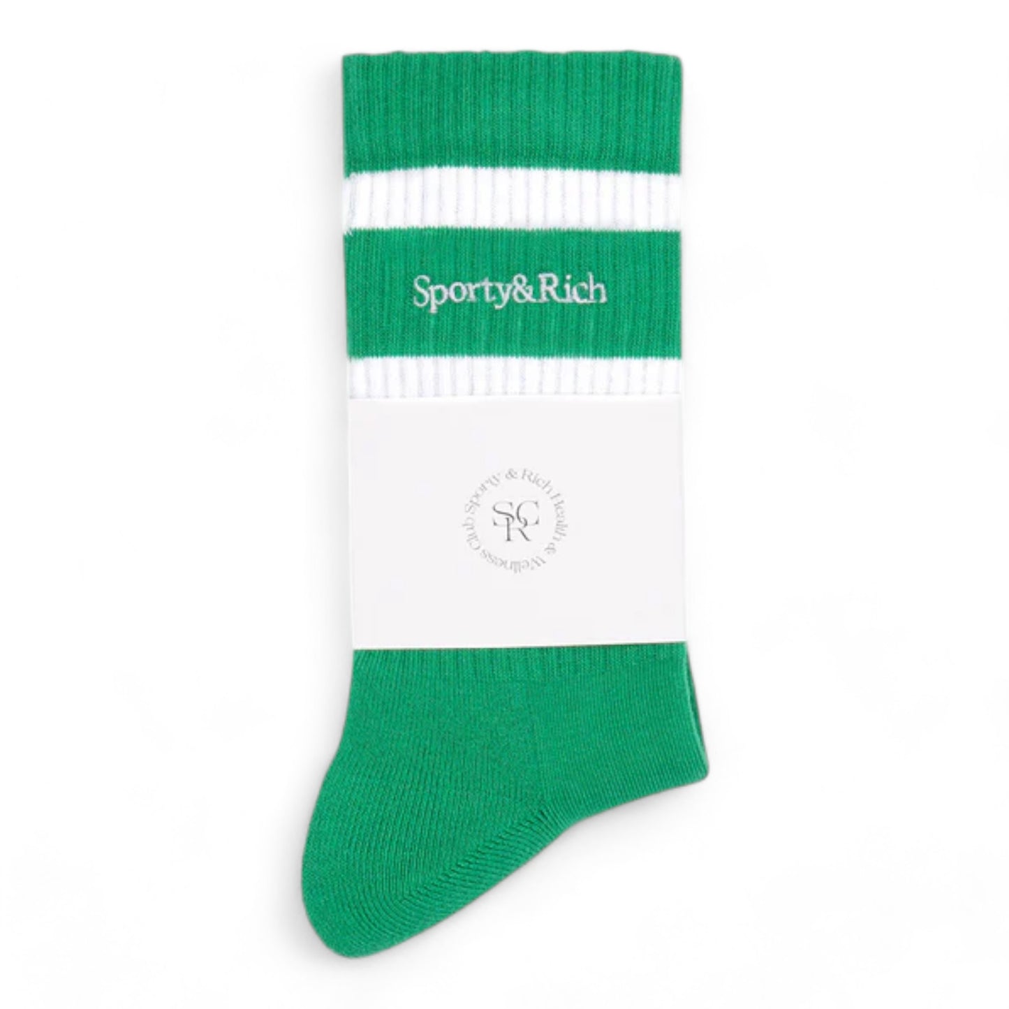 SPORTY & RICH SERIF LOGO SOCKS