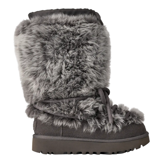 WOMENS UGG CLASSIC TALL CHALET BOOT CHARCOAL