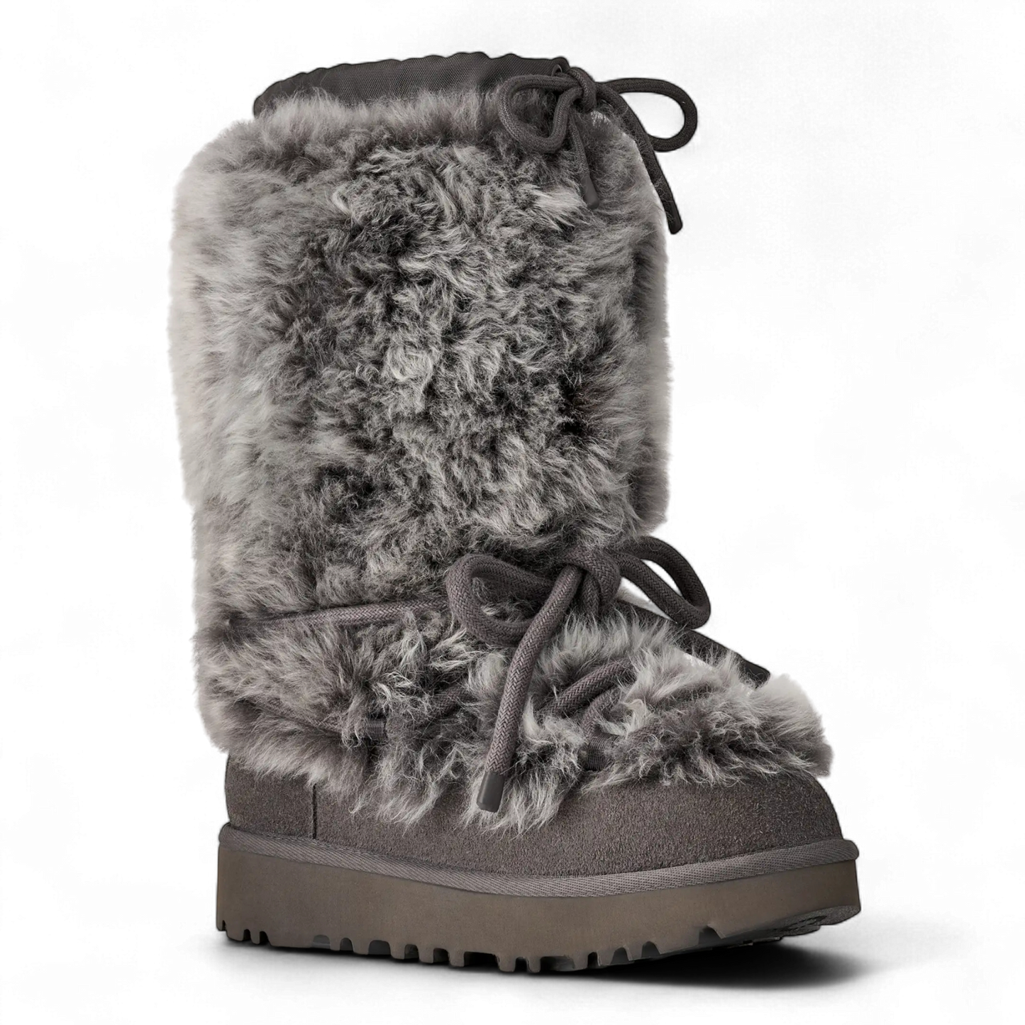 WOMENS UGG CLASSIC TALL CHALET BOOT CHARCOAL