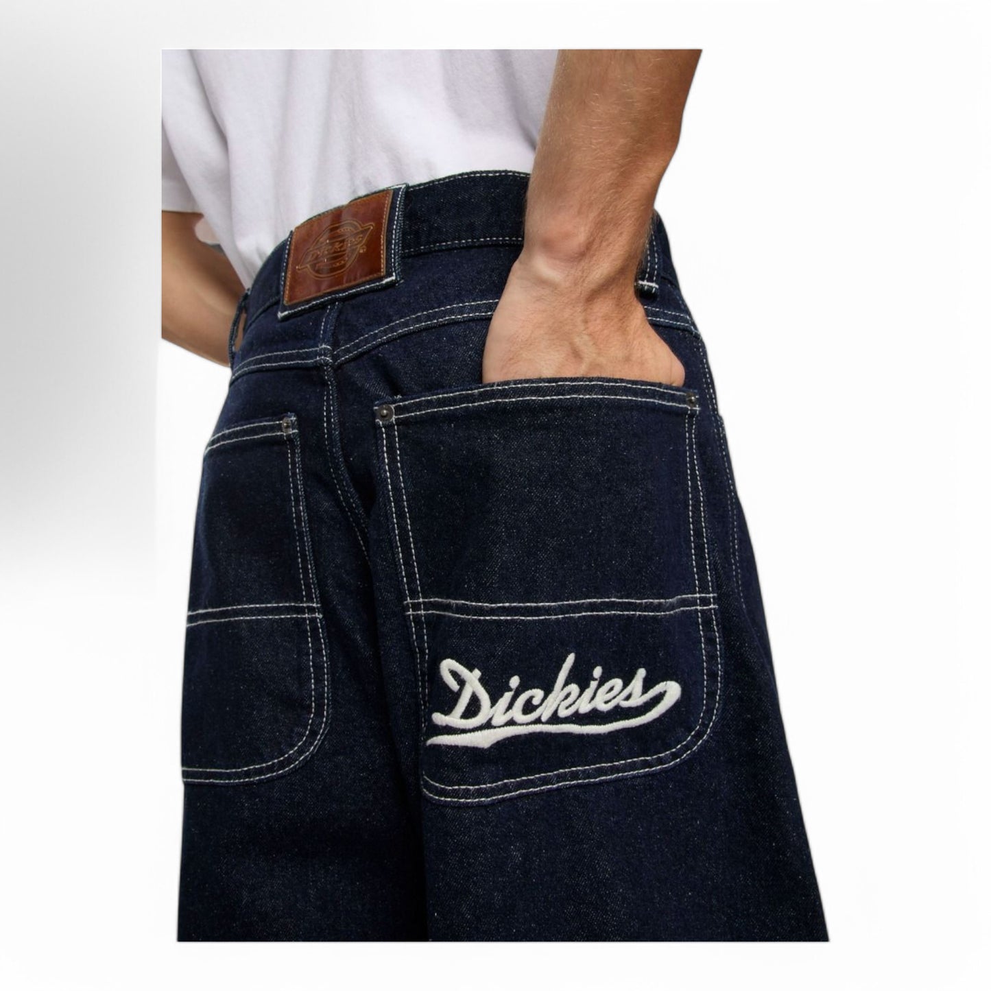 DICKIES LOOSE WAVE DENIM RINSED