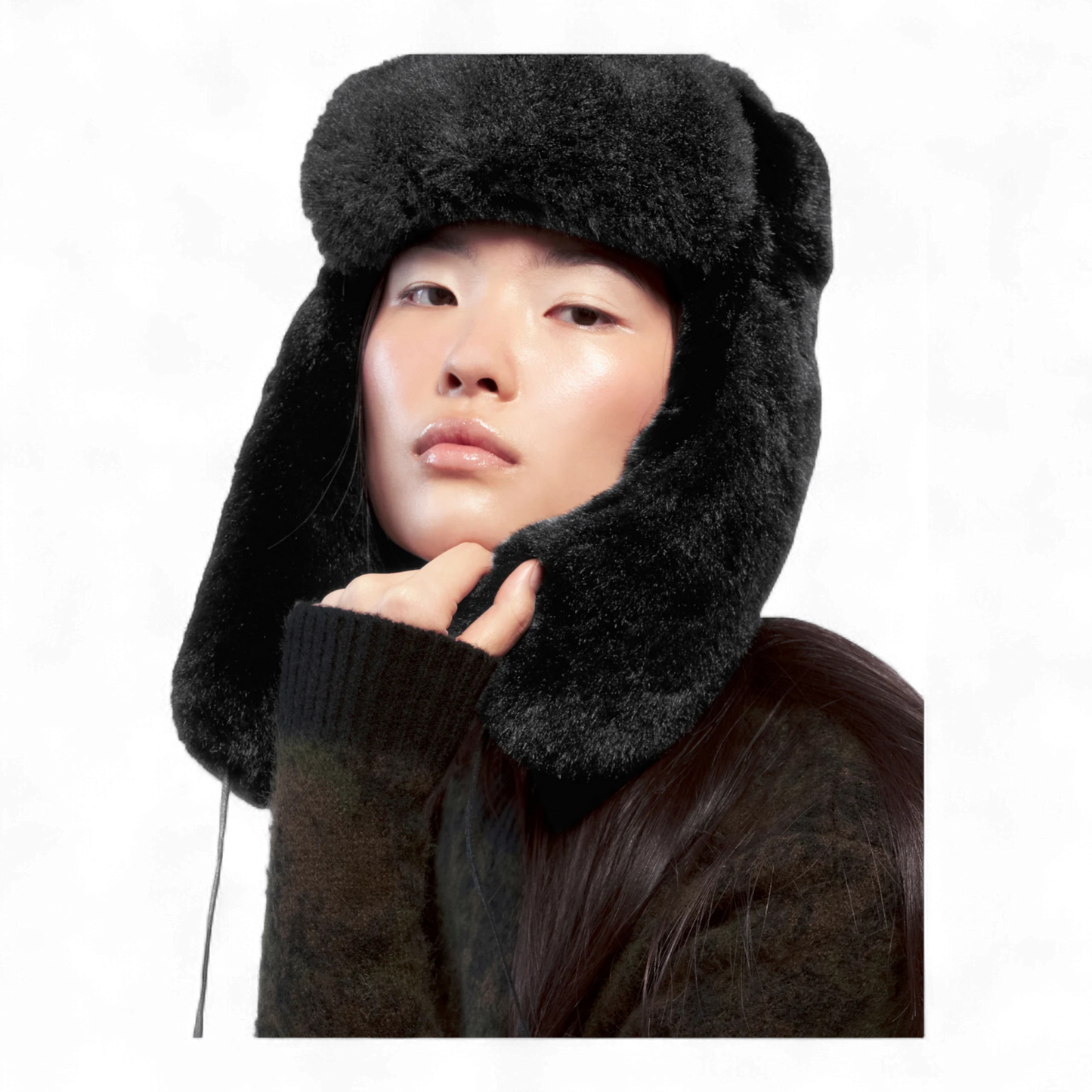 KANGOL FAUX FUR TRAPPER