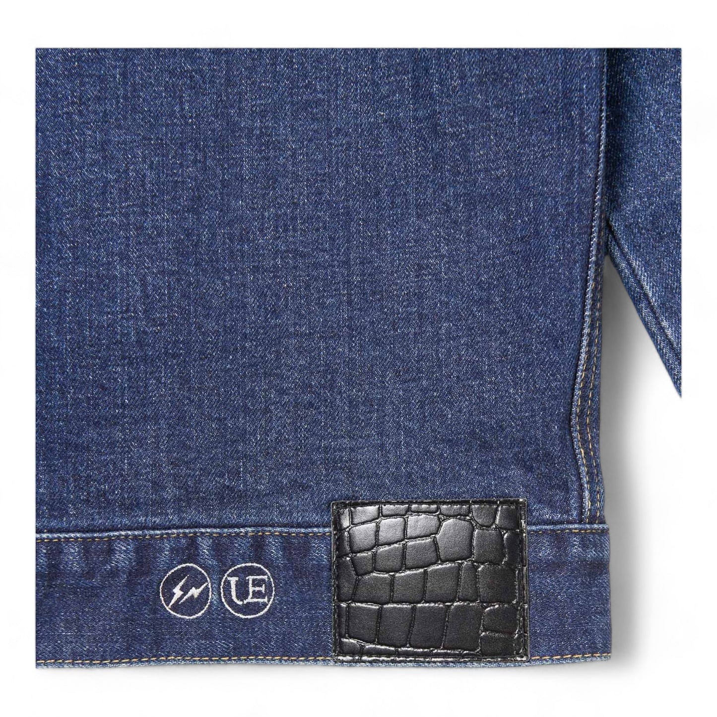 UNIFORM EXPERIMENT DAMAGED DENIM JACKET