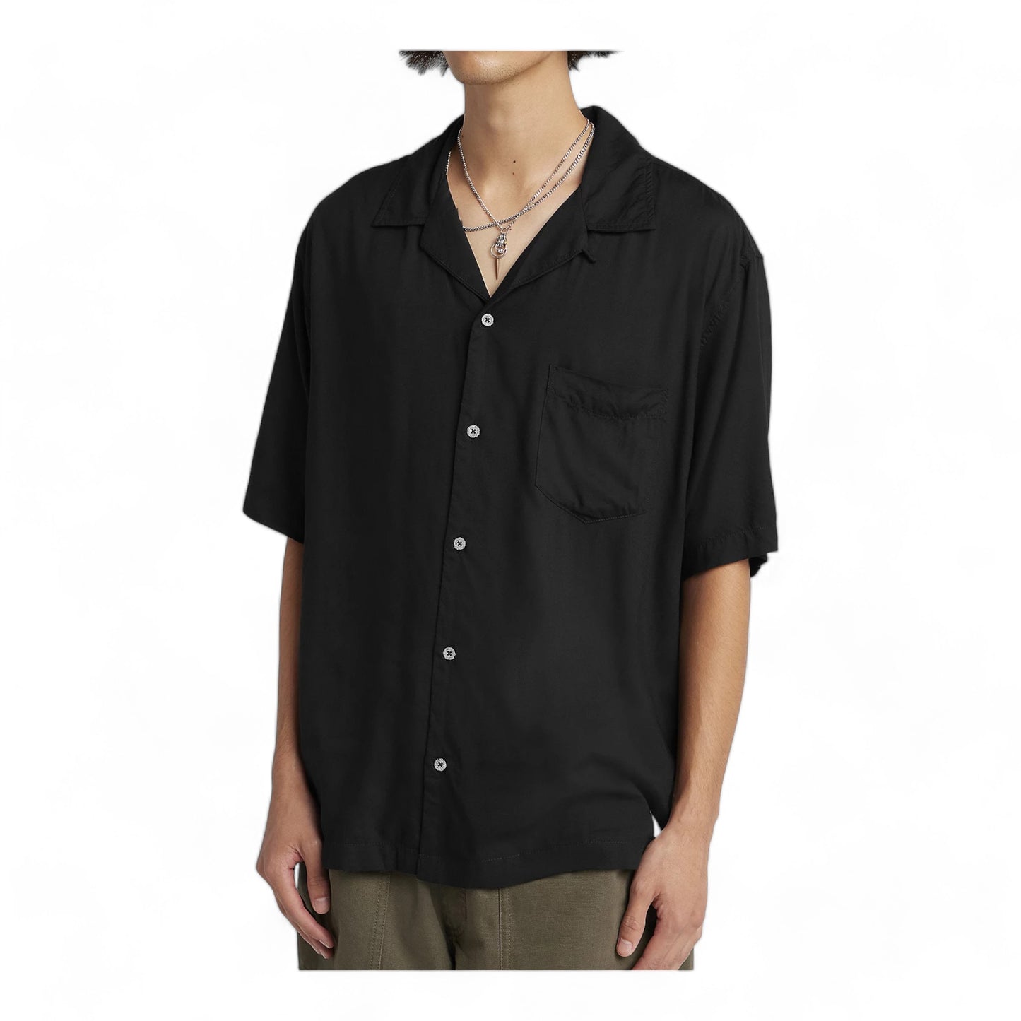VANS PREMIUM CAMP COLLAR WOVEN SHORT SLEEVE SHIRT