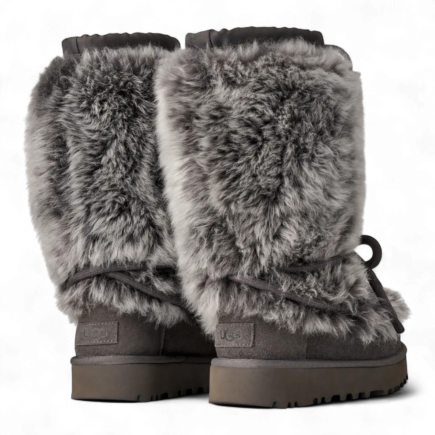 WOMENS UGG CLASSIC TALL CHALET BOOT CHARCOAL