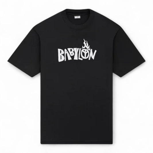 BABYLON BURNING PALM TEE