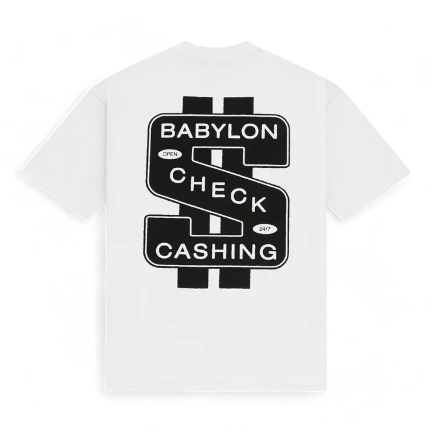 BABYLON CHECK CASHING T-SHIRT