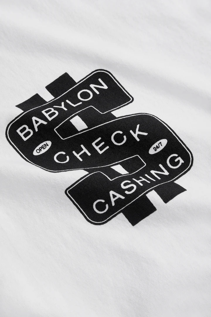BABYLON CHECK CASHING T-SHIRT