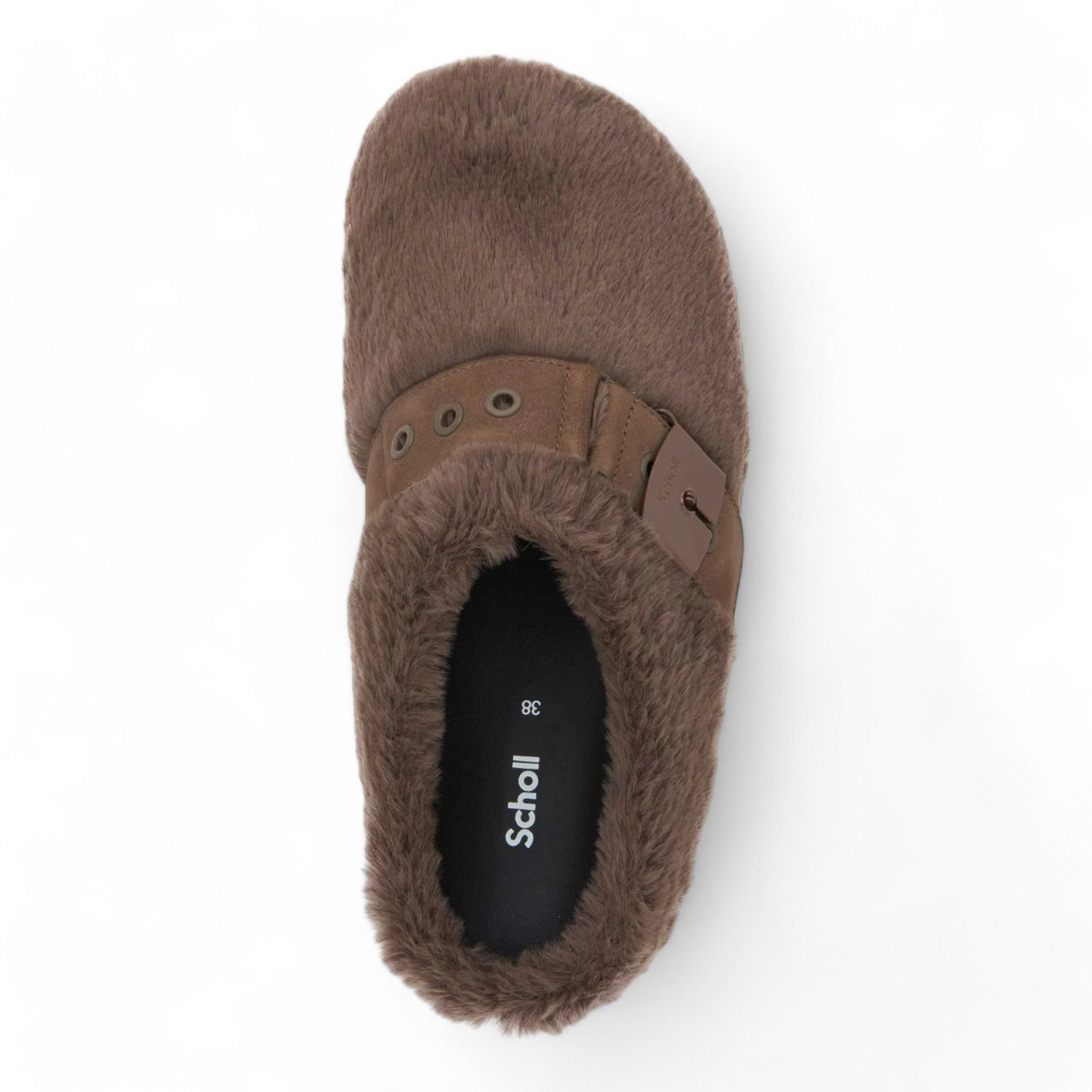 SCHOLL CLOGS BROWN GRETA