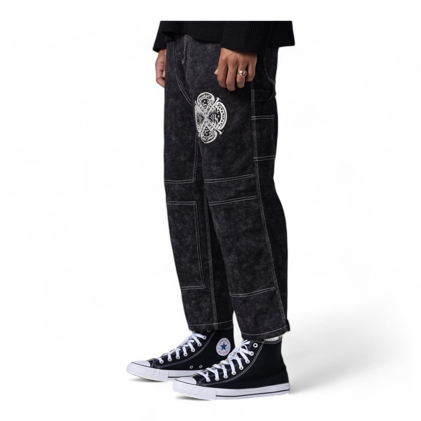 HONOR THE GIFT WASHED CARPENTER ANKLE PANT