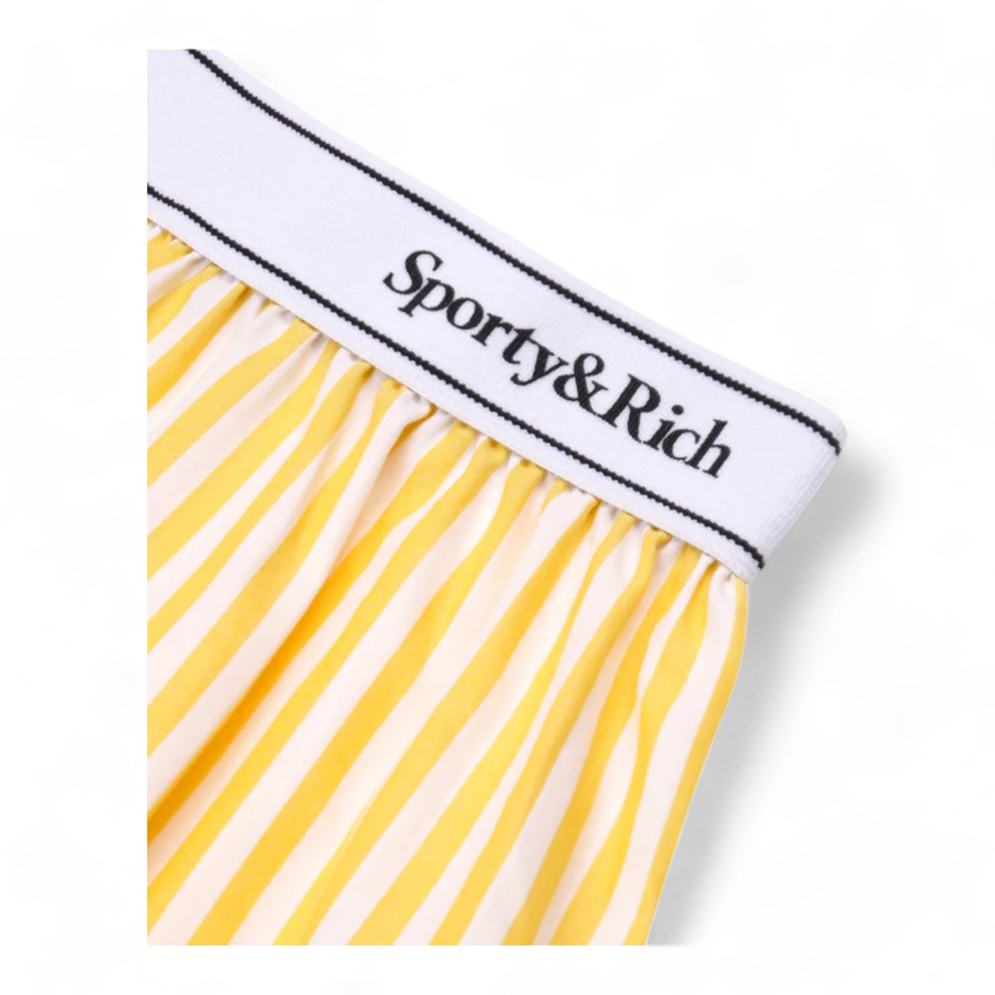 SPORTY & RICH SERIF LOGO BOXER SHORTS