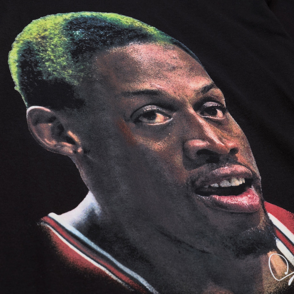MITCHELL & NESS DENNIS RODMAN REAL BIG FACE PLAYER T-SHIRT