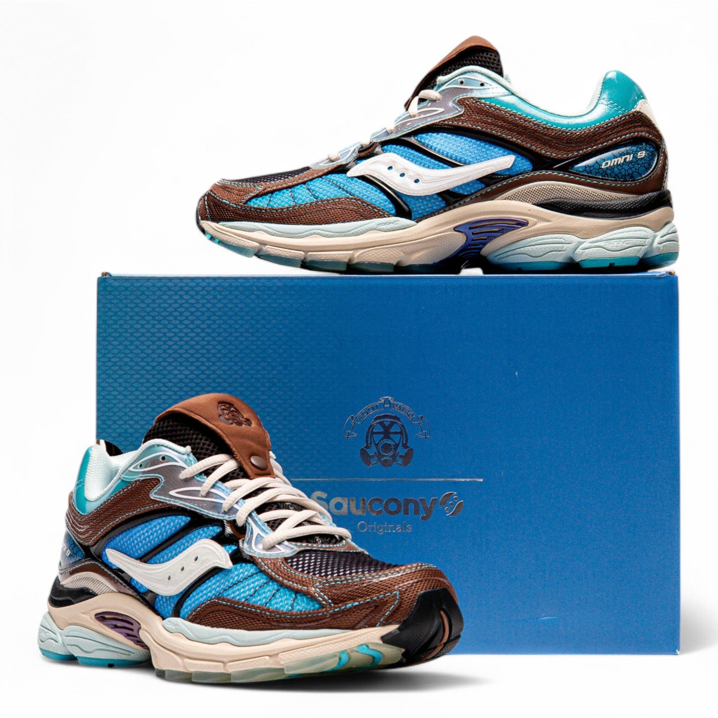 SAUCONY X FOOTPATROL PROGRID OMNI 9