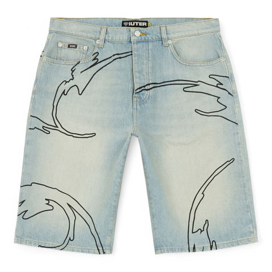 IUTER LEGACY BAGGY DENIM SHORTS
